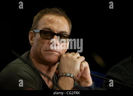 September 11,2011. Kiew, Ukraine. Im Bild: Schauspieler Jean-Claude Van Damme Schönheitswettbewerb Miss Ukraine 2011 besucht. Stockfoto