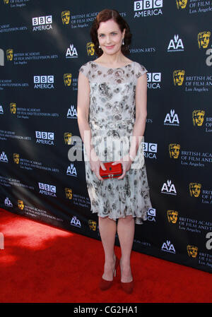 17. September 2011 statt - Los Angeles, Kalifornien, USA - Elizabeth McGovern.9th jährlichen BAFTA Los Angeles TV Tea Party LÃƒâ€ ¢ Ermitage Beverly Hills, CA. September 18f-2011. (Bild Kredit: Â © TLeopold/Globe Photos/ZUMAPRESS.com) Stockfoto