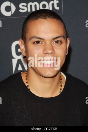 23. Oktober 2011 anlässlich der Vibiana, Los Angeles, CA - Los Angeles, Kalifornien, USA - Evan Ross.Gen Kunst frische Gesichter In Mode präsentiert von Moroccanoil.  Oktober 22 - 2011. (Kredit-Bild: © TLeopold/Globe Photos/ZUMAPRESS.com) Stockfoto