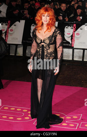 Cher "Burlesque" UK Film premiere beim Empire Leicester Square London, England - 13.12.10 Stockfoto