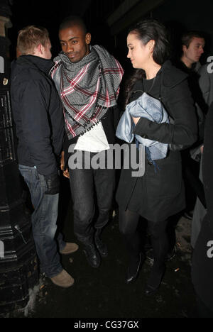 Chelsea-Spieler Salomon Kalou, bei Whisky Nebel. London, England - 19.12.10. Stockfoto