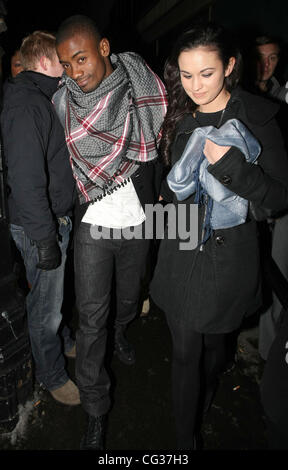 Chelsea-Spieler Salomon Kalou, bei Whisky Nebel. London, England - 19.12.10. Stockfoto