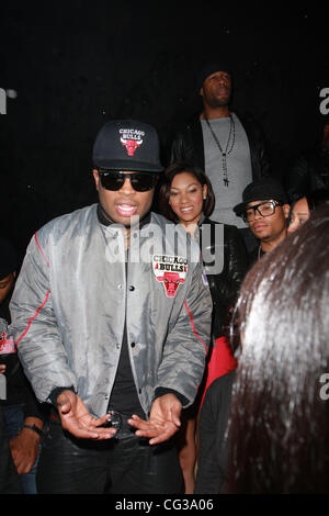 Sängerin Pleasure P (ehemals aus der Gruppe Pretty Ricky) feiert seinen Geburtstag im Club Playhouse in Hollywood mit Freundin Bria Murphy (Eddie Murphy Tochter) - Los Angeles, Kalifornien - 26.12.10 Stockfoto