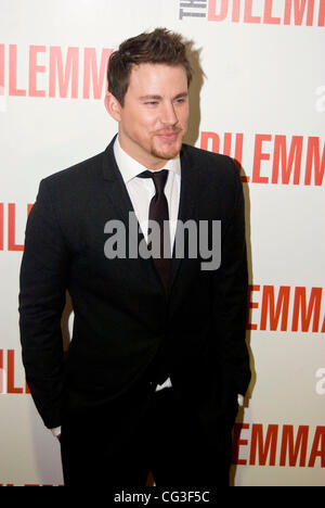 Channing Tatum Welt-premiere von "The Dilemma", gehalten am AMC River East Theater - Ankünfte Chicago, USA - 06.01.11 Stockfoto