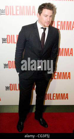 Channing Tatum Welt-premiere von "The Dilemma", gehalten am AMC River East Theater - Ankünfte Chicago, USA - 06.01.11 Stockfoto