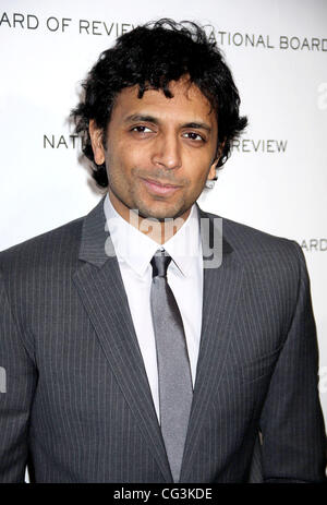 M. Night Shyamalan, der 63. National Board of Review der Motion Pictures Gala, statt bei Cipriani 42nd Street - Ankünfte. New York City, USA - 11.01.11 Stockfoto