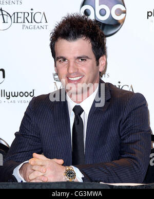 Tony Dovolani 2011 Miss America Richter Pressekonferenz im Planet Hollywood Resort &amp; Casino Las Vegas, Nevada - 12.01.11 Stockfoto