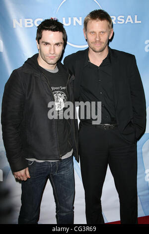 Sam Witwer und Mark Pellegrino NBC Universal 2011 Winter TCA Press Tour All-Star Party statt im Langham Huntington Hotel - Ankünfte Pasadena, Kalifornien - 13.01.11 Stockfoto