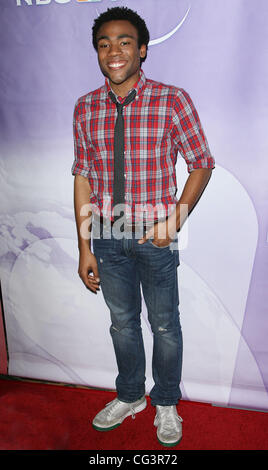 Donald Glover NBC Universal 2011 Winter TCA Press Tour All-Star Party statt im Langham Huntington Hotel - Ankünfte Pasadena, Kalifornien - 13.01.11 Stockfoto