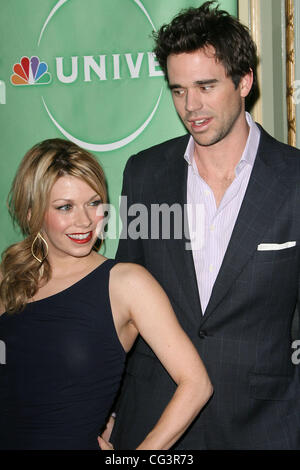 Mary Elizabeth Ellis und David Walton NBC Universal 2011 Winter TCA Press Tour All-Star Party statt im Langham Huntington Hotel - Ankünfte Pasadena, Kalifornien - 13.01.11 Stockfoto