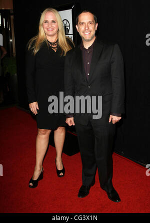 Darla K. Anderson, Lee Unkrich statt der 36. jährlichen Los Angeles Film Critics Association Awards im InterContinental Hotel - Ankünfte Century City, Kalifornien - 15.01.11 Stockfoto