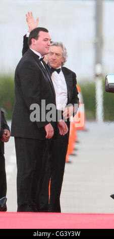 Robert De Niro als 68. Annual Golden Globe Awards im Beverly Hilton Hotel - Ankünfte Beverly Hills, Kalifornien - 16.01.11 statt Stockfoto