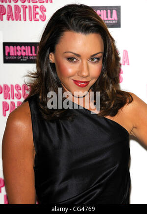 Michelle Heaton Priscilla Parteien - Start am Palace Theatre, Shaftesbury Avenue - Ankünfte statt. London, England - 24.01.11 Stockfoto