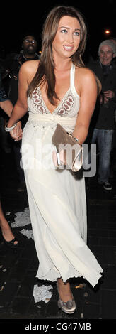 Lauren Goodger "Priscilla Parteien - starten" am Palace Theatre London, England - 24.01.11 Stockfoto