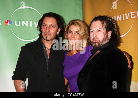 Patrick Tatopoulos, McKenzie Westmore, Glenn Hetrick NBC Universal 2011 Winter TCA Press Tour All-Star Party statt im Langham Huntington Hotel - Ankünfte Pasadena, Kalifornien - 13.01.11 Stockfoto