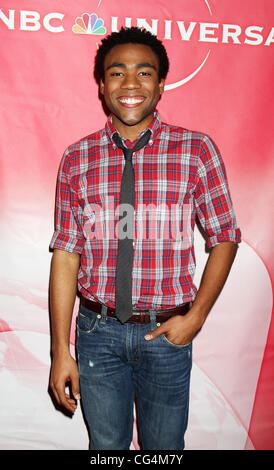 Donald Glover NBC Universal 2011 Winter TCA Press Tour All-Star Party statt im Langham Huntington Hotel - Ankünfte Pasadena, Kalifornien - 13.01.11 Stockfoto