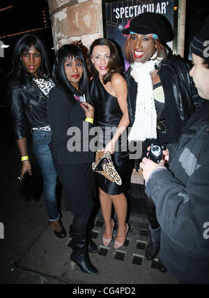 Michelle Heaton "Priscilla Parteien - starten" am Palace Theatre London, England - 24.01.11 Stockfoto