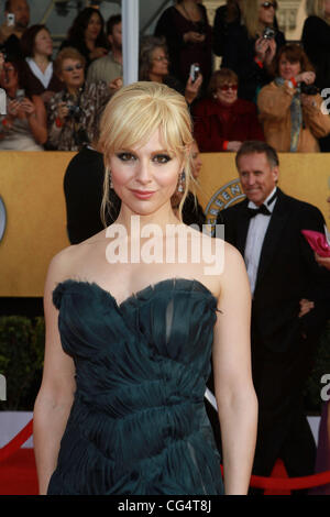 Cara Buono, 17. Annual Screen Actors Guild Awards (SAG Awards 2011) statt im Shrine Auditorium & Expo Center - Ankünfte Los Angeles, Kalifornien - 30.01.11 Stockfoto
