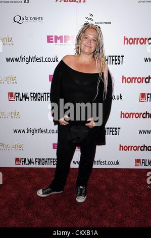 Regisseur Jennifer Lynch besucht die UK Premiere von angekettet an Frightfest 13. auf Montag, 27. August 2012 an das Reich, Leicester Square, LONDON. Personen im Bild: Regisseur Jennifer Lynch. Bild von Julie Edwards Stockfoto