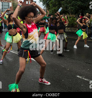 Leeds, UK. 27. August 2012. Karibik große Festparade in Leeds, 27 Montag 2012 Stockfoto