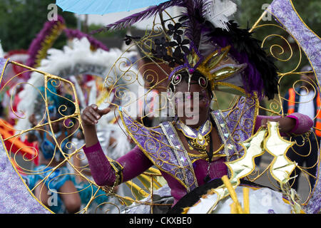 Leeds, UK. 27. August 2012. Karibik große Festparade in Leeds, 27 Montag 2012 Stockfoto