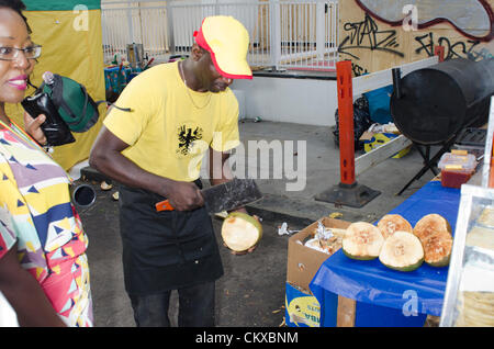 Notting Hill Carnival Bank Holiday Montag, London UK 27. August 2012 Stockfoto