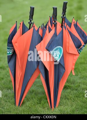 29.08.2012 Burghley House Stamford, England. Pferd-Erstinspektion bei Land Rover Burghley Horse Trials. Stockfoto