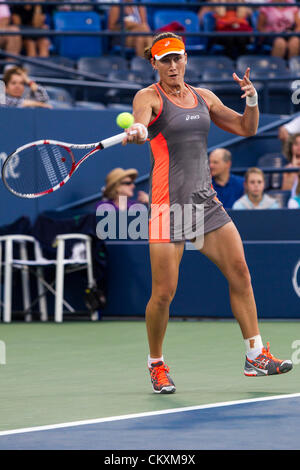 Flushing, New York, USA. 29. August 2012. Samantha Stosur (AUS) im Wettbewerb beim 2012 uns Open Tennisturnier, Flushing, New York. USA. am 29. August. Bildnachweis: PCN Fotografie / Alamy Live News. Stockfoto