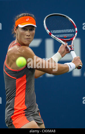 Flushing, New York, USA. 29. August 2012. Samantha Stosur (AUS) im Wettbewerb beim 2012 uns Open Tennisturnier, Flushing, New York. USA. am 29. August. Bildnachweis: PCN Fotografie / Alamy Live News. Stockfoto