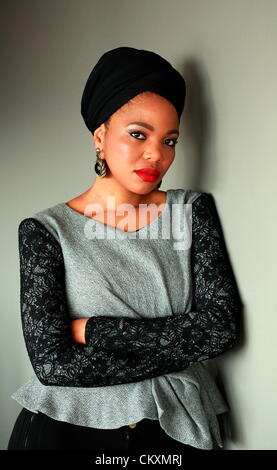 JOHANNESBURG, Südafrika: südafrikanische Schauspielerin Terry Pheto am 15. August 2012 in Johannesburg, Südafrika. Pheto wird Chirurg in den USA Soapie "The Bold and the Beautiful" ab September 2012 spielen. (Foto von Gallo Images / Sunday Times / Raymond Preston) Stockfoto