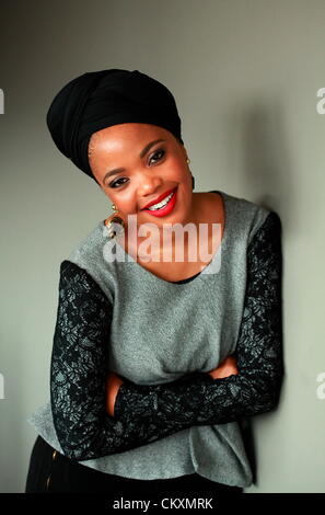 JOHANNESBURG, Südafrika: südafrikanische Schauspielerin Terry Pheto am 15. August 2012 in Johannesburg, Südafrika. Pheto wird Chirurg in den USA Soapie "The Bold and the Beautiful" ab September 2012 spielen. (Foto von Gallo Images / Sunday Times / Raymond Preston) Stockfoto
