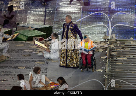 Stratford, London, UK. 29. August 2012. Die Eröffnungsfeier der Paralympischen Spiele in London 2012 im Olympiastadion in Stratford.  Bildnachweis: Aktion Plus Sportbilder / Alamy Live News Stockfoto