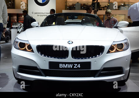 Moskau, Russland - 31. August: Moscow International Automobile Salon 2012. BMW Z4 Stockfoto