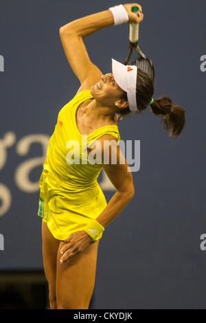 Ana Ivanovic (SRB) im Wettbewerb beim 2012 uns Open Tennisturnier, Flushing, New York. USA. 1. September. Stockfoto