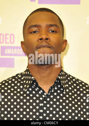 6. September 2012 statt - Los Angeles, Kalifornien, USA - Frank Ocean Teilnahme an der 2012 MTV Video Music Awards - Ankünfte im Staples Center in Los Angeles, Kalifornien am 6. September 2012. 2012 (Kredit-Bild: © D. Long/Globe Photos/ZUMAPRESS.com) Stockfoto