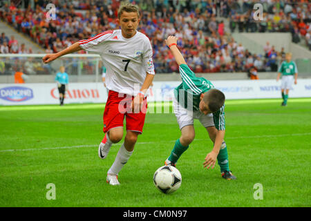 9. September 2012, Polen. Danone Nations Cup 2012-Finale fand in dem Stadion In Warschau. Stockfoto