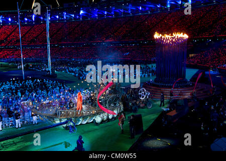 Schlussfeier der Paralympischen Spiele 2012 London im Olympiastadion Stockfoto