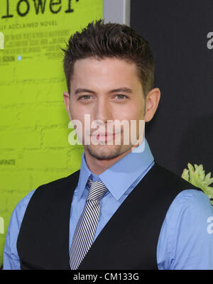 10. September 2012 kommt - Hollywood, Kalifornien, USA - Jackson Rathbone für die Premiere des Films 'Die Perks des Seins ein Wallflower' im Cinerama Dome Theater. (Bild Kredit: Kredit: Lisa O'Connor/ZUMAPRESS.com)/Alamy Live-Nachrichten Stockfoto