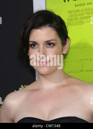 10. September 2012 kommt - Hollywood, Kalifornien, USA - Melanie Lynskey für die Premiere des Films 'Die Perks des Seins ein Wallflower' im Cinerama Dome Theater. (Bild Kredit: Kredit: Lisa O'Connor/ZUMAPRESS.com)/Alamy Live-Nachrichten Stockfoto