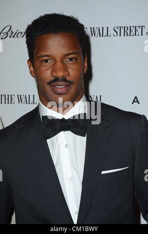 New York, USA. 12. September 2012. Nate Parker im Ankunftsbereich für ARBITRAGE-Premiere, Walter Reade Theater, New York, NY 12. September 2012. Foto von: Derek Sturm/Everett Collection/Alamy Live-Nachrichten Stockfoto