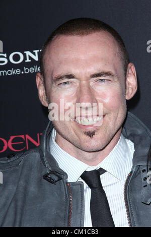 12. September 2012 - Los Angeles, Kalifornien, USA - Kevin Durand besucht Premiere von Screen Gems' '' Resident Evil: Retribution'' am 12. September 2012 Regal Kinos L.A Theatre, Los Angeles, CA. USA. (Kredit-Bild: © TLeopold/Globe Photos/ZUMAPRESS.com) Stockfoto