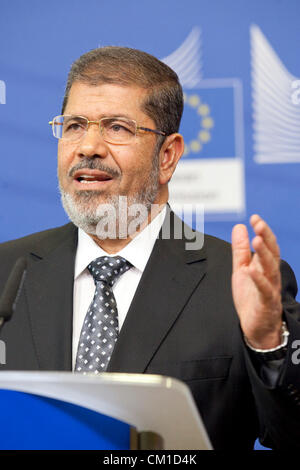 Mohamed Morsi Porträt Stockfoto