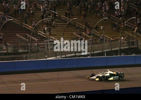 15. September 2012 - Fontana, Kalifornien, USA - Indycar, MAV TV 500, Fontana, CA, September 12-15 2012, ED CARPENTER, Ed Carpenter Racing (Kredit-Bild: © Ron Bijlsma/ZUMAPRESS.com) Stockfoto