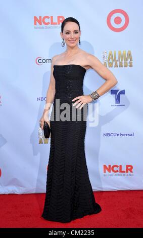 USA. Madeleine Stowe im Ankunftsbereich für NCLR 2012 ALMA Awards, Pasadena Civic Auditorium, Pasadena, CA 16. September 2012. Foto von: Elizabeth Goodenough/Everett Collection Stockfoto