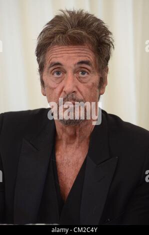 USA. Al Pacino in Anwesenheit für GLENGARRY GLEN ROSS Cast Photo-Call, Ballet Hispanico, New York, NY 19. September 2012. Foto von: Derek Sturm/Everett Collection / Alamy live-News. Stockfoto