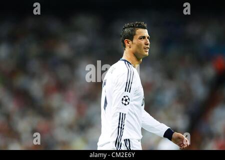 Cristiano Ronaldo (Real), 18. September 2012 - Fußball / Fußball: UEFA Champions League-Gruppe D-match zwischen Real Madrid 3: 2-Manchester City im Estadio Santiago Bernabeu in Madrid, Spanien. (Foto von D.Nakashima/AFLO) [2336] Stockfoto