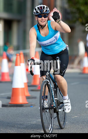 22 Sep 2012, London, England, UK. 2012-Virgin Active London-Triathlon Stockfoto