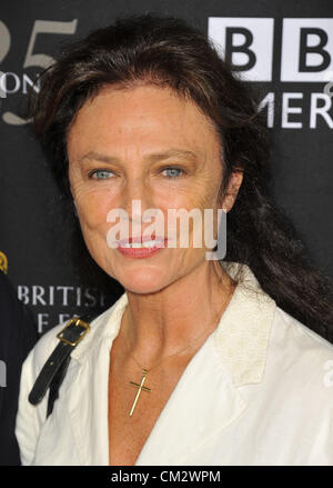 22. September 2012 - Los Angeles, Kalifornien, USA - Jacqueline Bisset Teilnahme an der 2012 BAFTA La Tea-Party im The London Hotel in West Hollywood, Kalifornien am September statt 22,2012. 2012 (Kredit-Bild: © D. Long/Globe Photos/ZUMAPRESS.com) Stockfoto