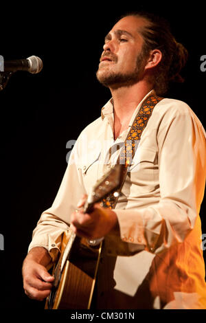 Sep 21, 2012 - Austin, Texas, US - Citizen Cope spielt live auf der Bühne bei Stubbs in Austin (Credit-Bild: © Sandra Dahdah/ZUMAPRESS.com) Stockfoto