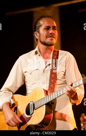 Sep 21, 2012 - Austin, Texas, US - Citizen Cope spielt live auf der Bühne bei Stubbs in Austin (Credit-Bild: © Sandra Dahdah/ZUMAPRESS.com) Stockfoto